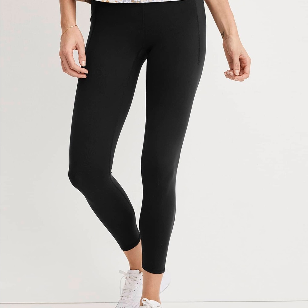 NWT Jockey Black Everactive 7/8 Leggings High-Rise